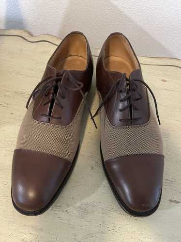 Brooks Brothers × Peal And Co Textured Cap Toe Oxf