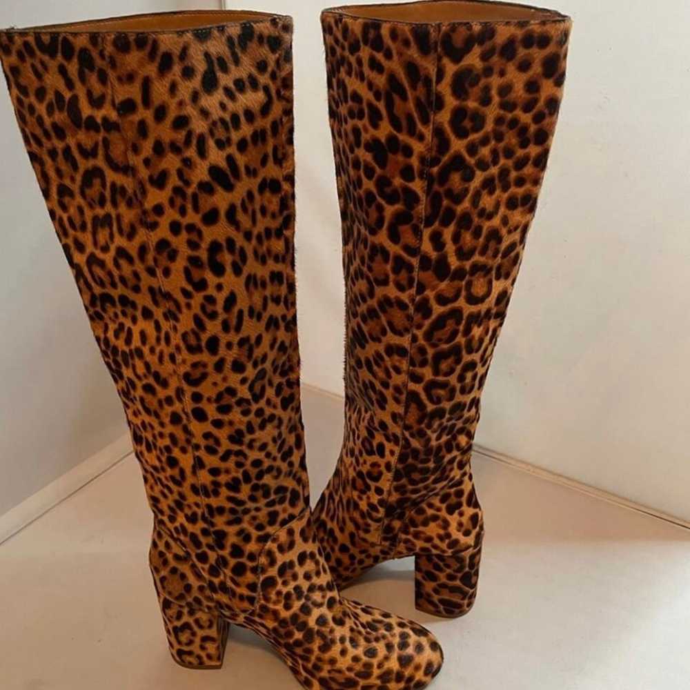 Gianni bini leopard boots - image 2