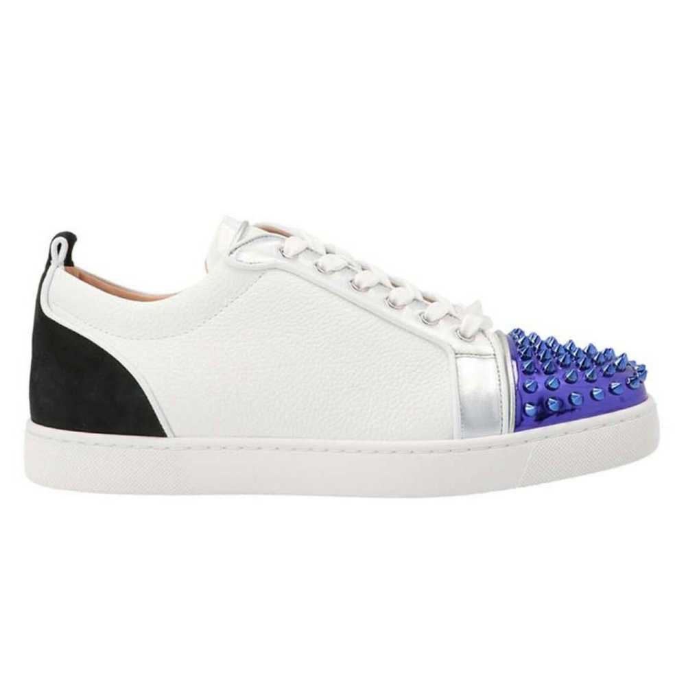 Christian Louboutin Leather low trainers - image 2