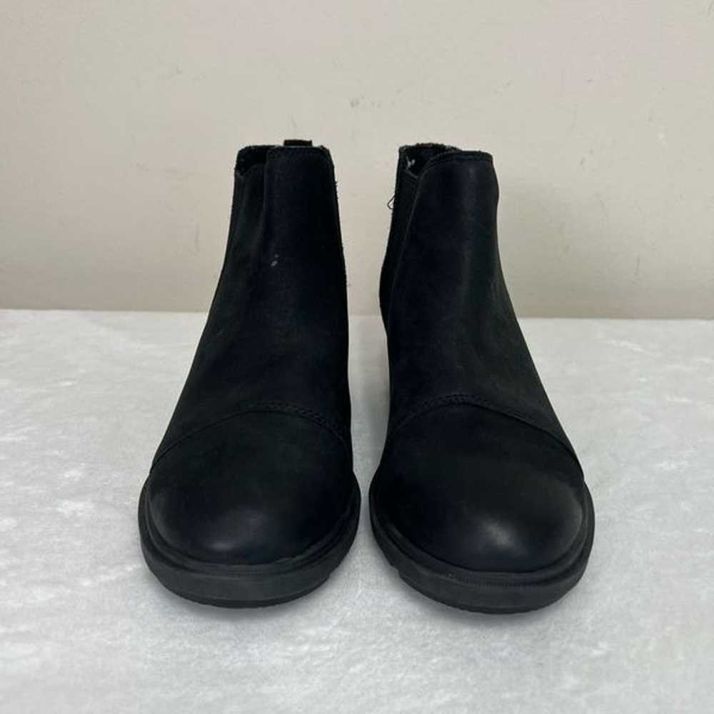 Sorel Black Evie II Chelsea Wedge Boots Ankle 7 W… - image 2