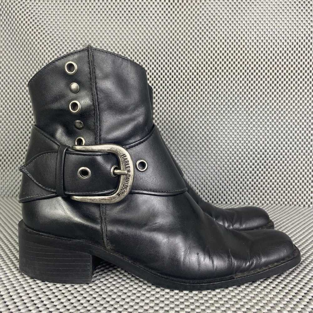 Harley Davidson Boots Womens Size 6 Black Leather… - image 1