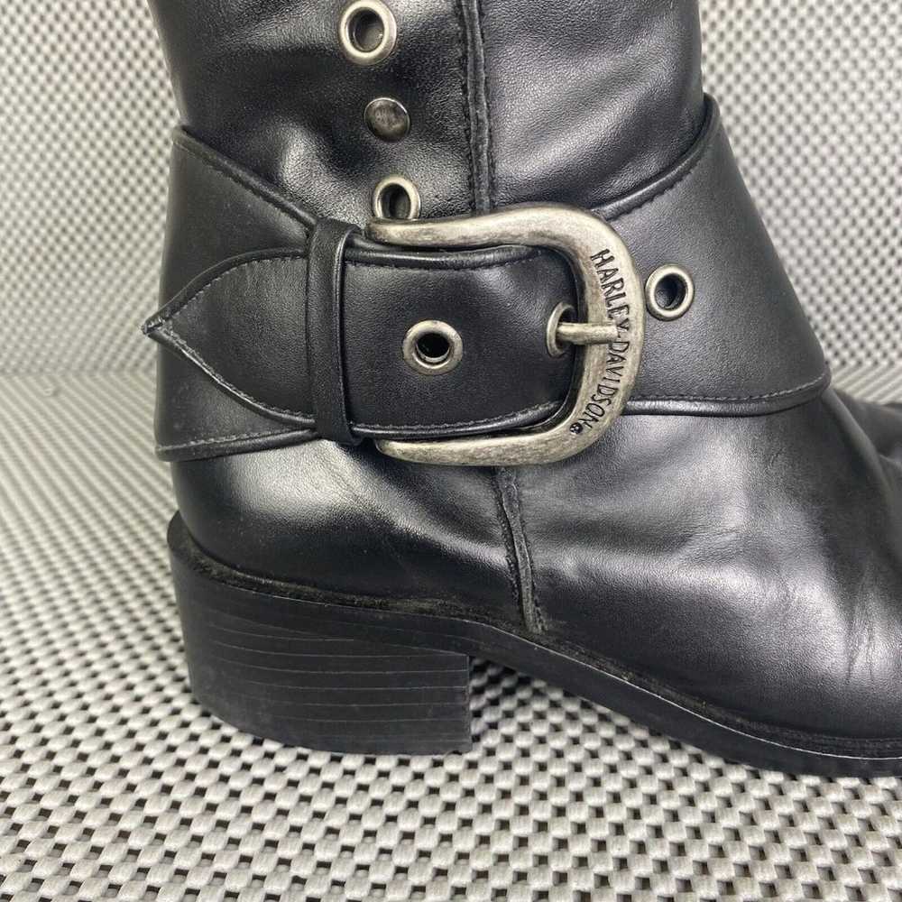 Harley Davidson Boots Womens Size 6 Black Leather… - image 8