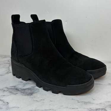 Eileen Fisher Splash Waterproof Suede Bootie 8