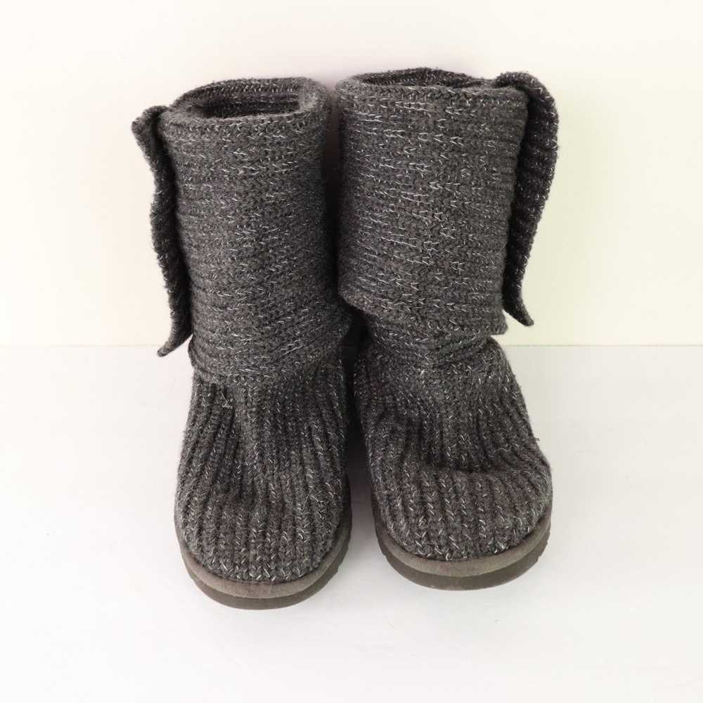 UGG Australia Grey Classic Cardy Knit Tall Sweate… - image 3