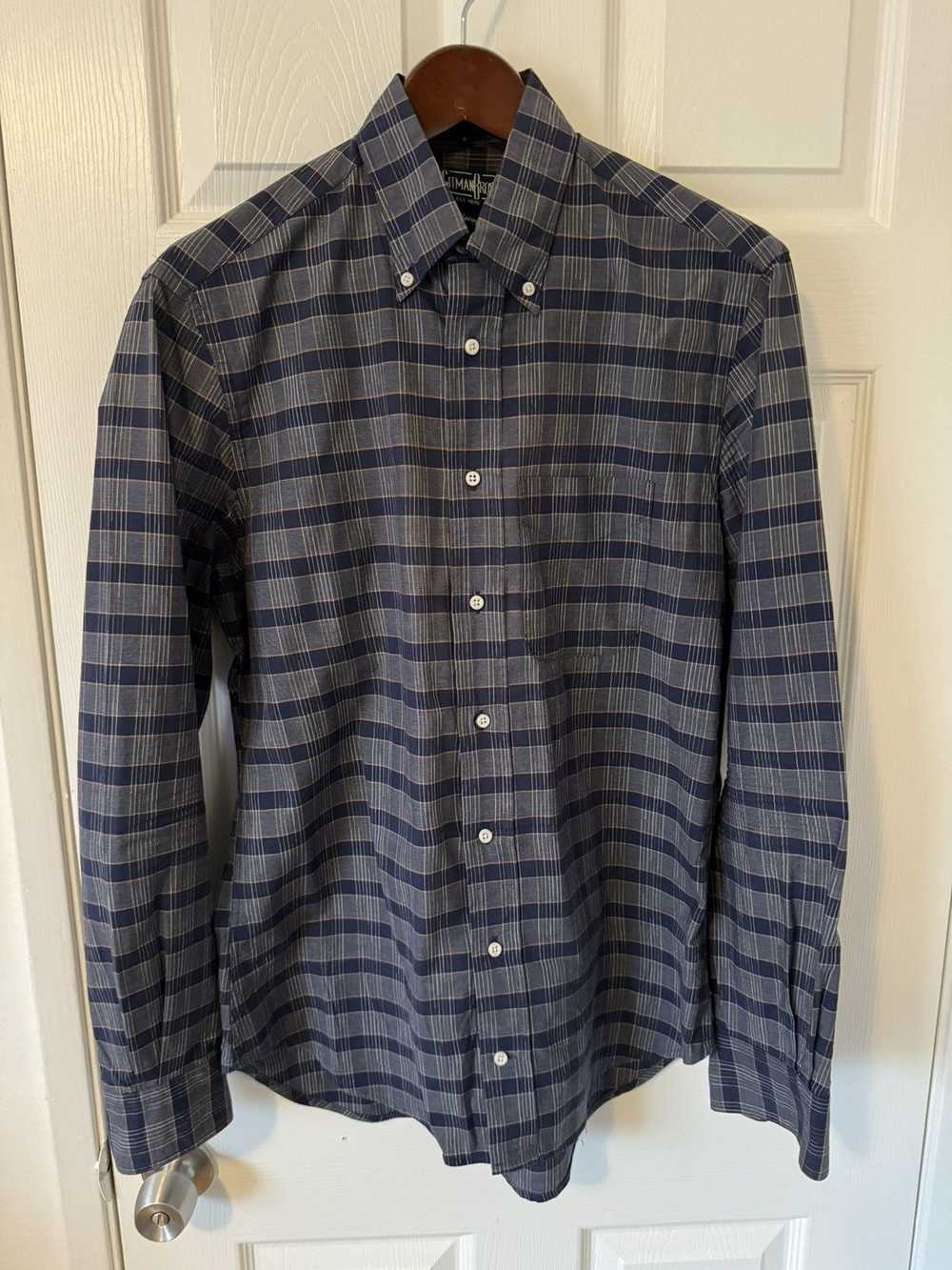 Gitman Bros. Vintage Gitman Vintage Dobby Check S… - image 1