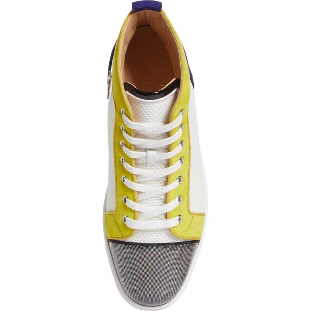 Christian Louboutin Leather high trainers - image 6