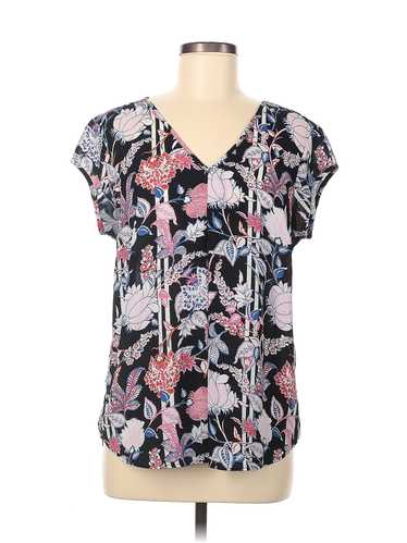 DR2 Women Black Short Sleeve Blouse M