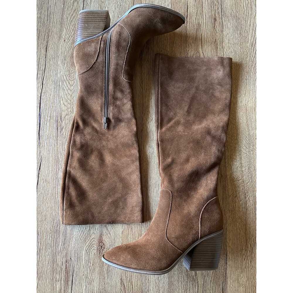 Steve Madden Yancy Brown Knee High Boots Size 6.5 - image 2