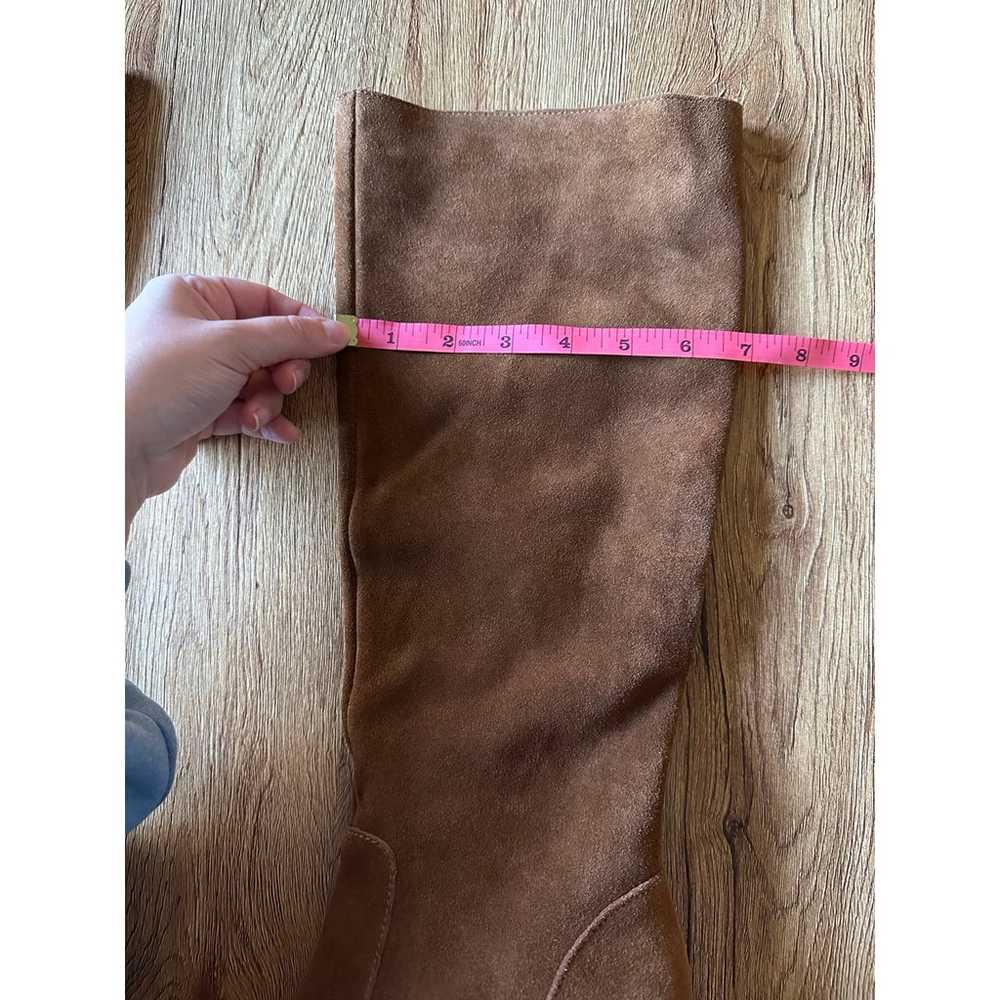 Steve Madden Yancy Brown Knee High Boots Size 6.5 - image 6