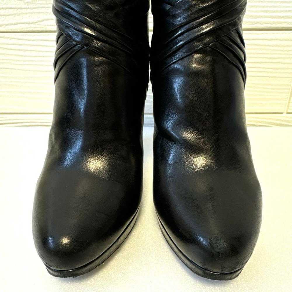 PRADA Leather Short Boots Black - image 2