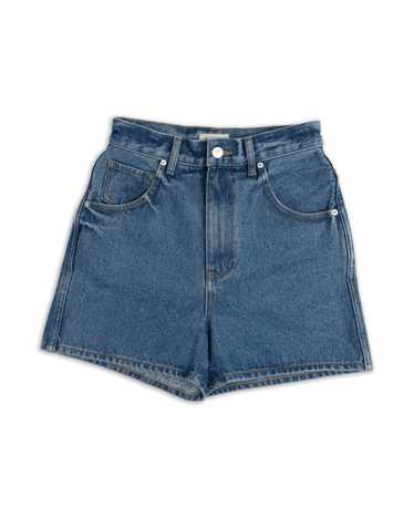 James Street Co. JS RELAXED DENIM SHORT - MID WASH