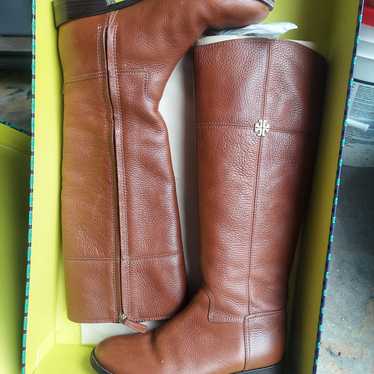 Tory Burch Jolie Riding Boots Brown 8