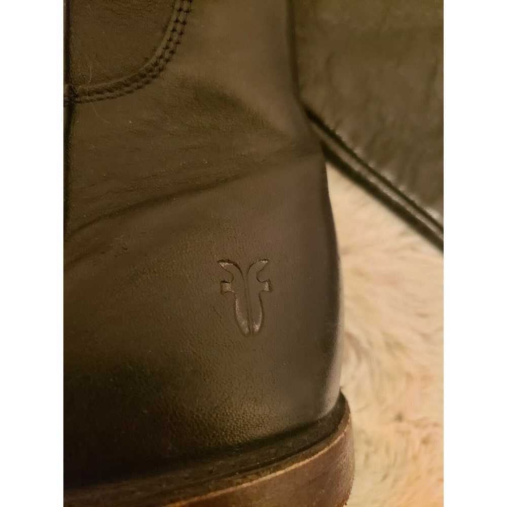 FRYE BLACK PAIGE TALL RIDING BOOT S 8.5 - image 3