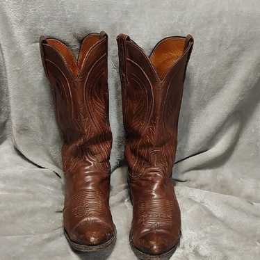 1883 LUCCHESE Women Sz 11D Classic Seville Goatski