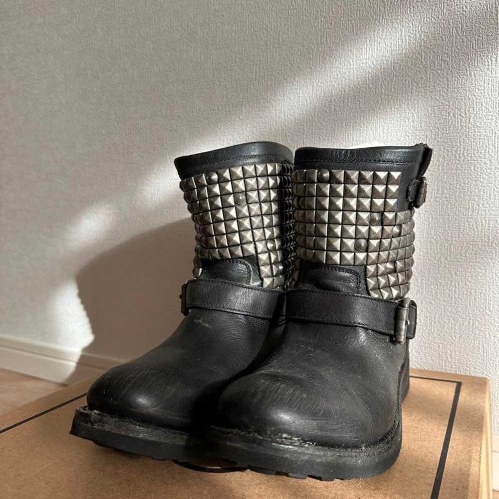 Italy ASH Studded Engineer Boots 40 / 24.5 / 25 - image 2