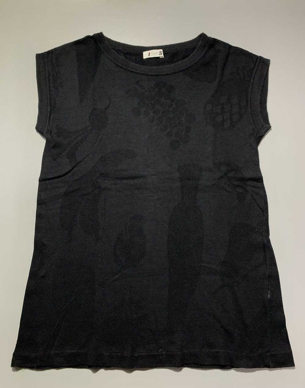 Issey Miyake I.S Birds and Fruit Sleeveless Top - image 1