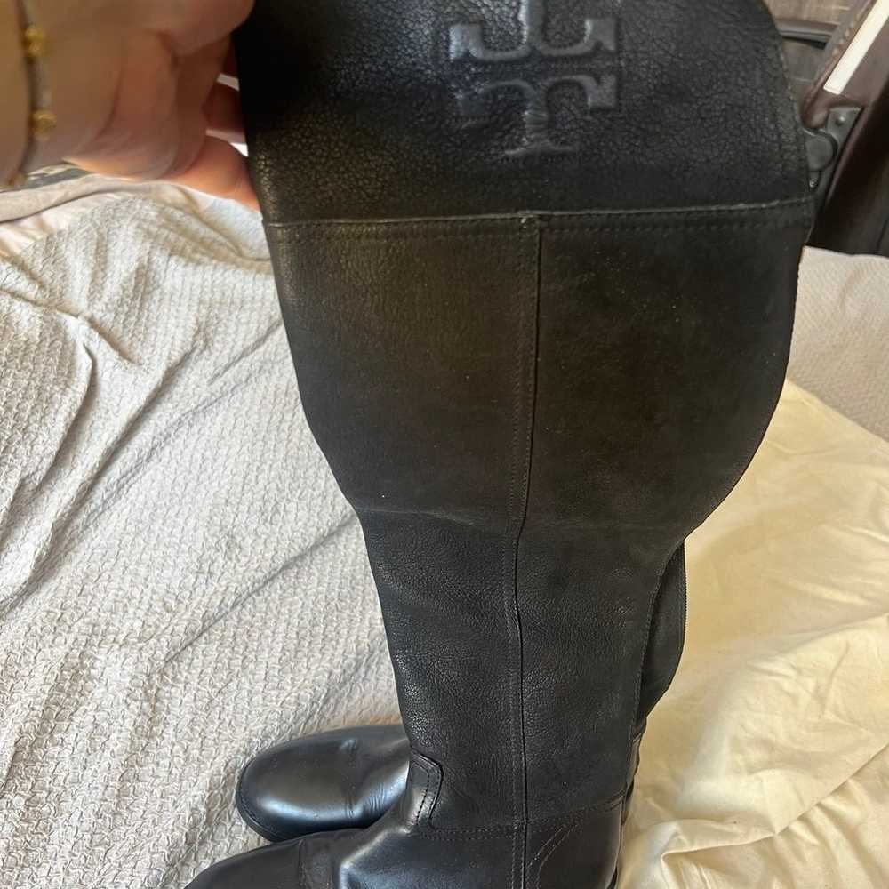 TORY BURCH Black Simone Over The Knee  Boot  Size… - image 2