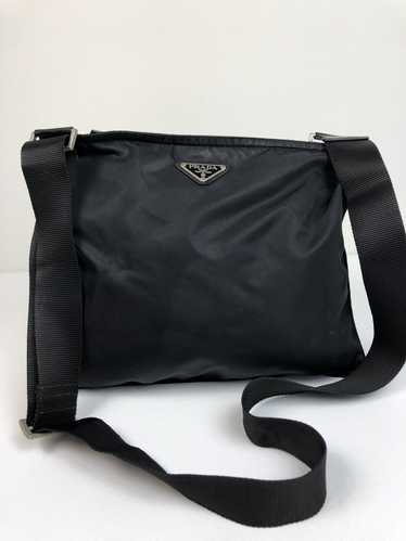 Prada Prada tessuto nero nylon crossbody bag