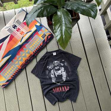 Band Tees × Nirvana × Vintage Vintage Y2k Nirvana… - image 1