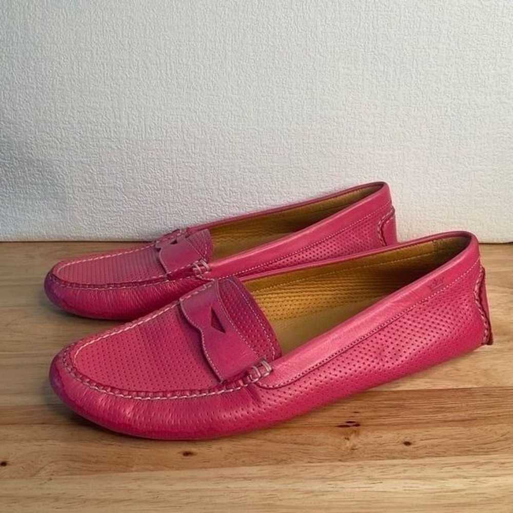 Peter Millar Women’s Pink Loafers 9M Perforated L… - image 11