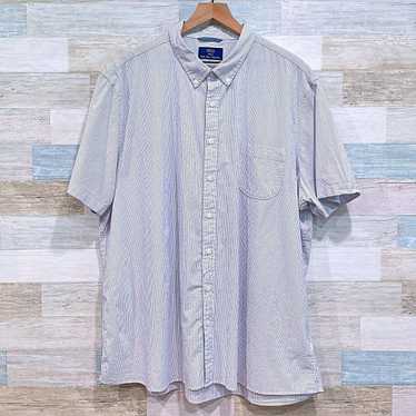 1901 1901 Slim Fit Short Sleeve Seersucker Shirt W