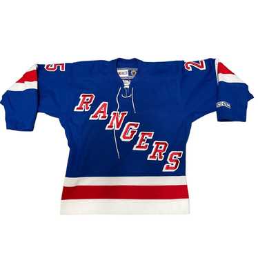 New York Rangers Hockey Jersey Adult Large Blue Red CCM 2024 NHL Mens 90s Vintage