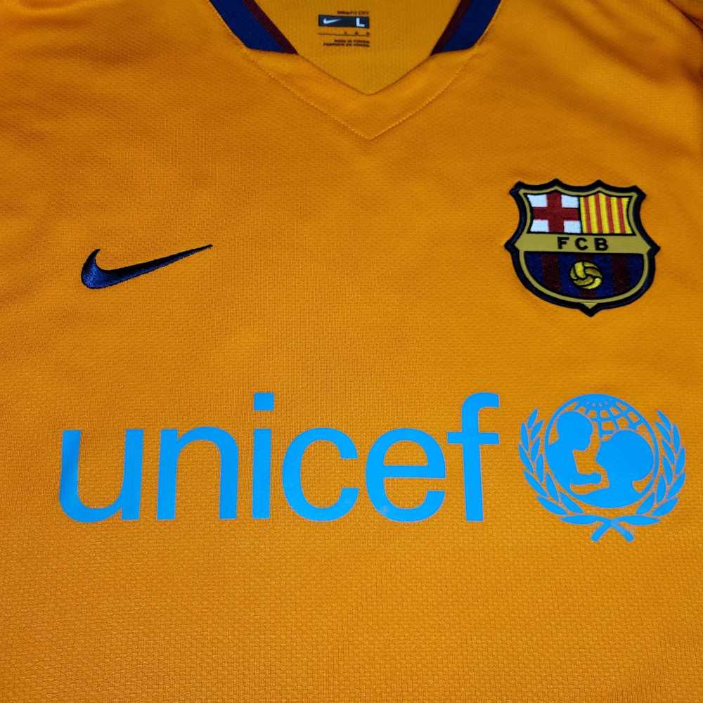 Nike Messi Barcelona 2006 2007 Away Soccer Jersey… - image 4