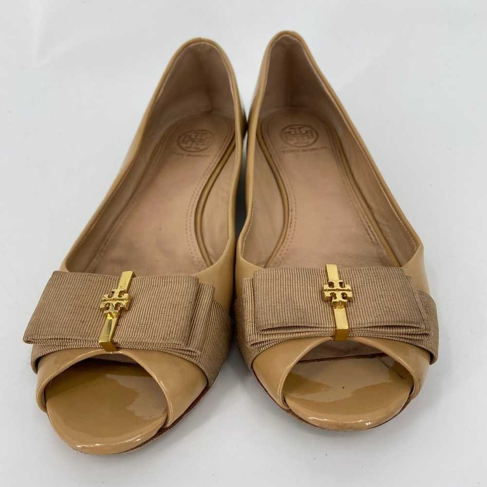 Tory Burch Trudy Bow Ballet Flats Patent Leather … - image 3