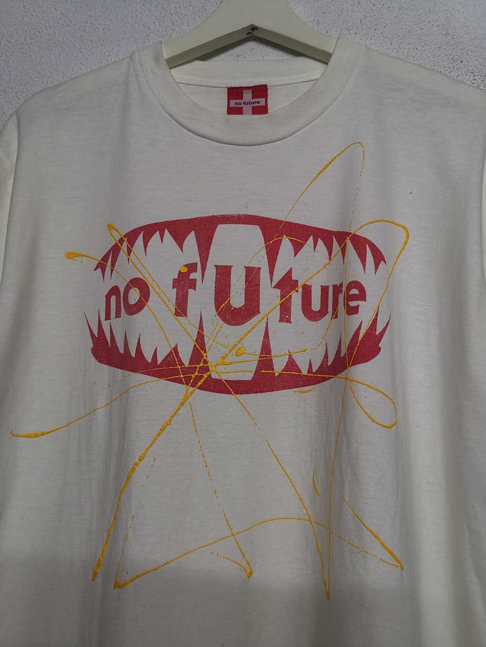 No Future × Streetwear No Future White Tee - image 3