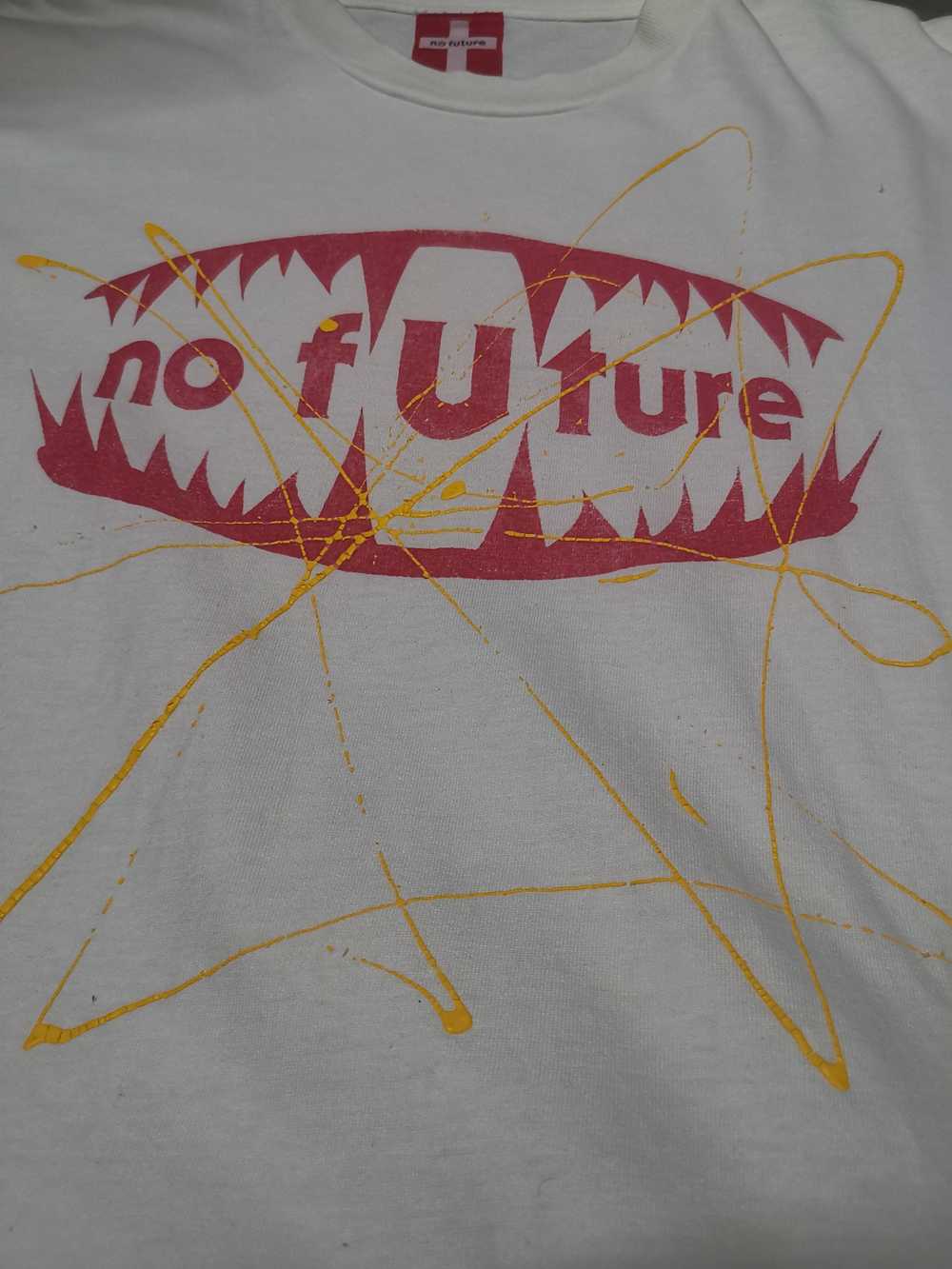 No Future × Streetwear No Future White Tee - image 8