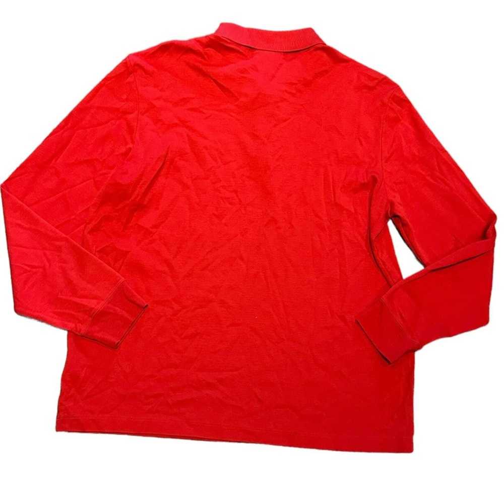 Lacoste Lacoste Mens XL Red Long Sleeve Polo Styl… - image 2