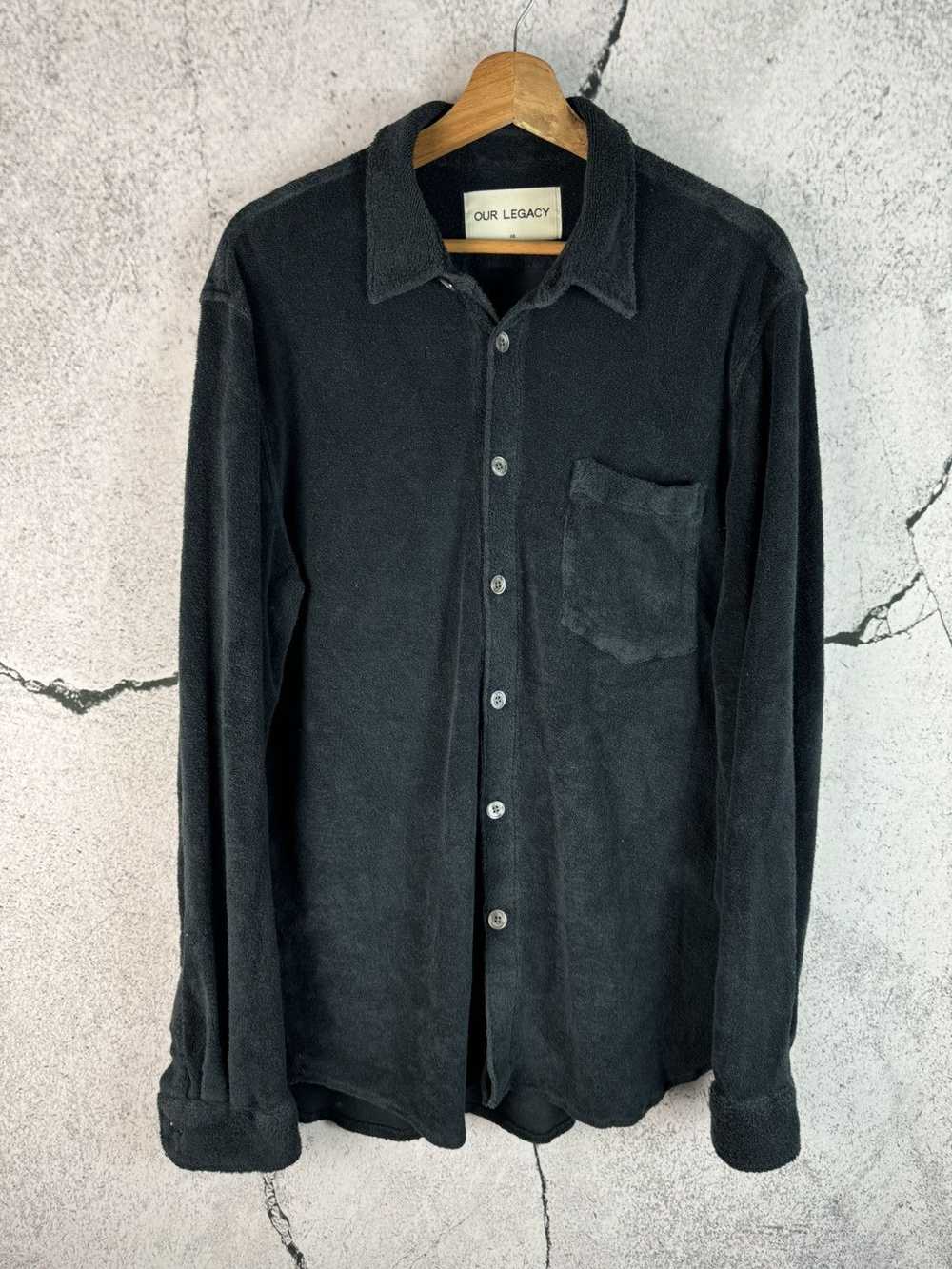 Our Legacy Our Legacy Heavy Button Up Grey Shirt - image 1