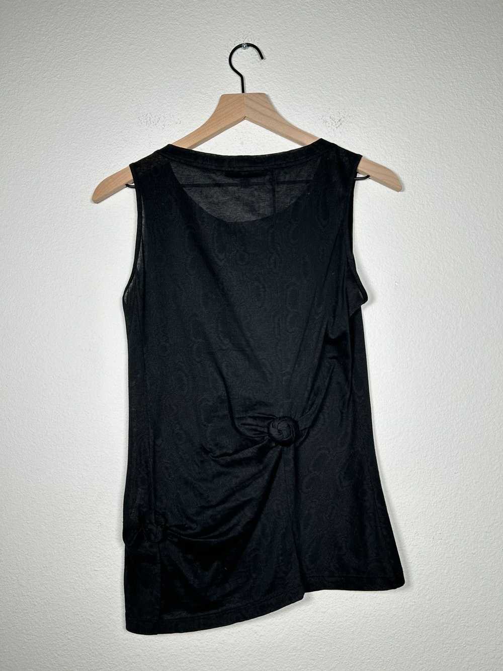 Helmut Lang SS2005 Knotted Print Sleeveless Tee - image 2