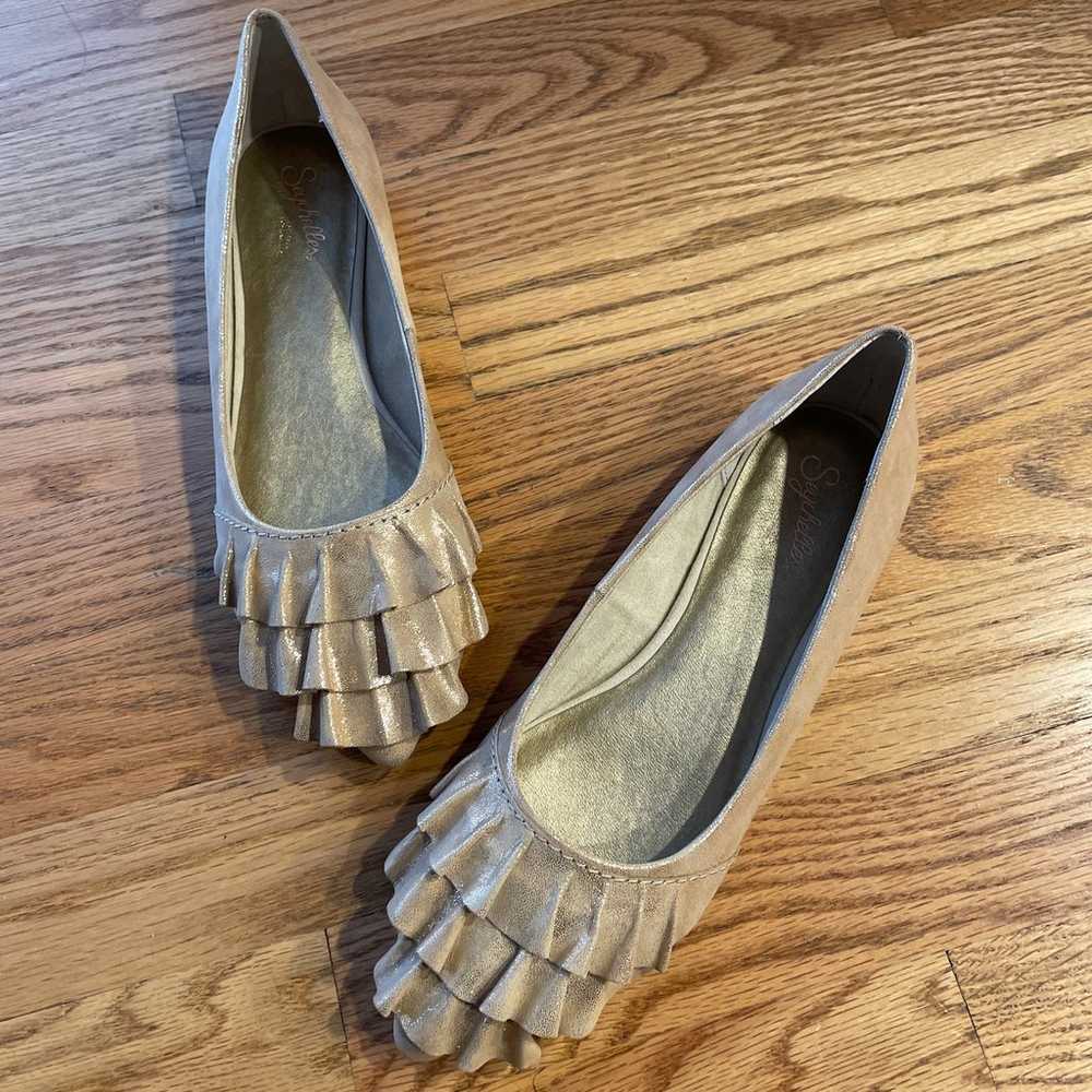 New Seychelles Anthropologie pointed toe flats go… - image 3