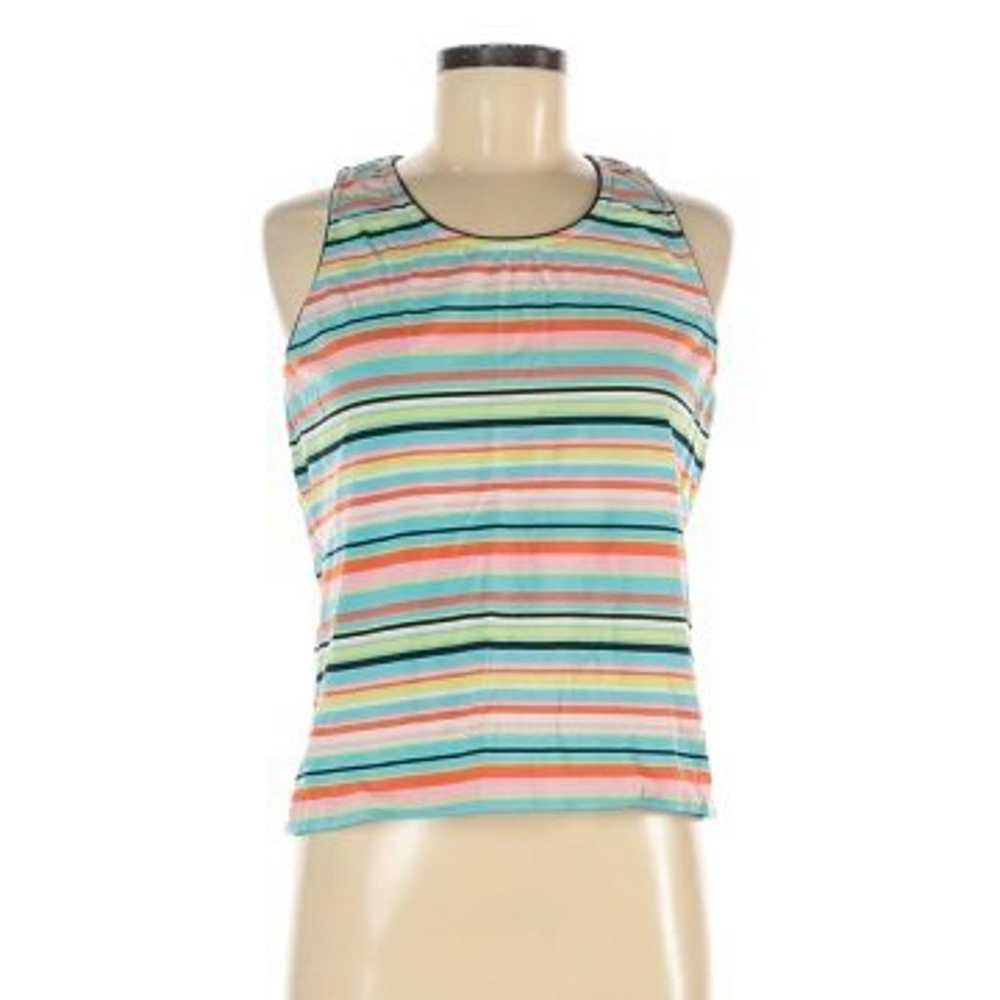 Vintage rainbow crew neck tank top - image 1