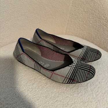 Rothy's Shoes Rothys Grey Glen Plaid Flats 9.5 - image 1