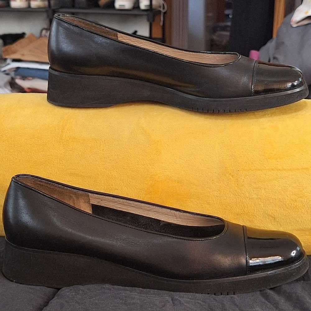 Salvatore Ferragamo Boutique Loafers 8 3A Black I… - image 2