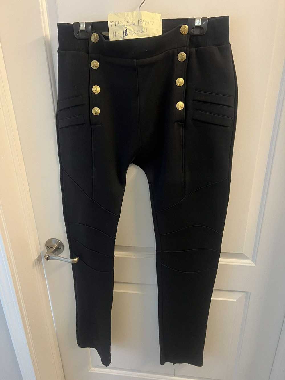 Pierre Balmain Pierre Balmain Black Joggers - image 2