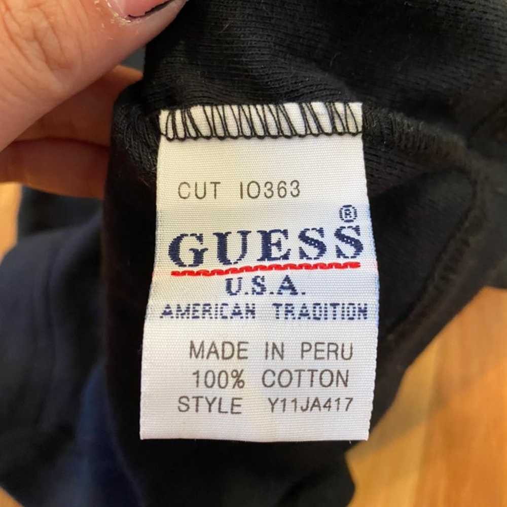 Vintage Y2K guess jeans logo baby tee - image 4