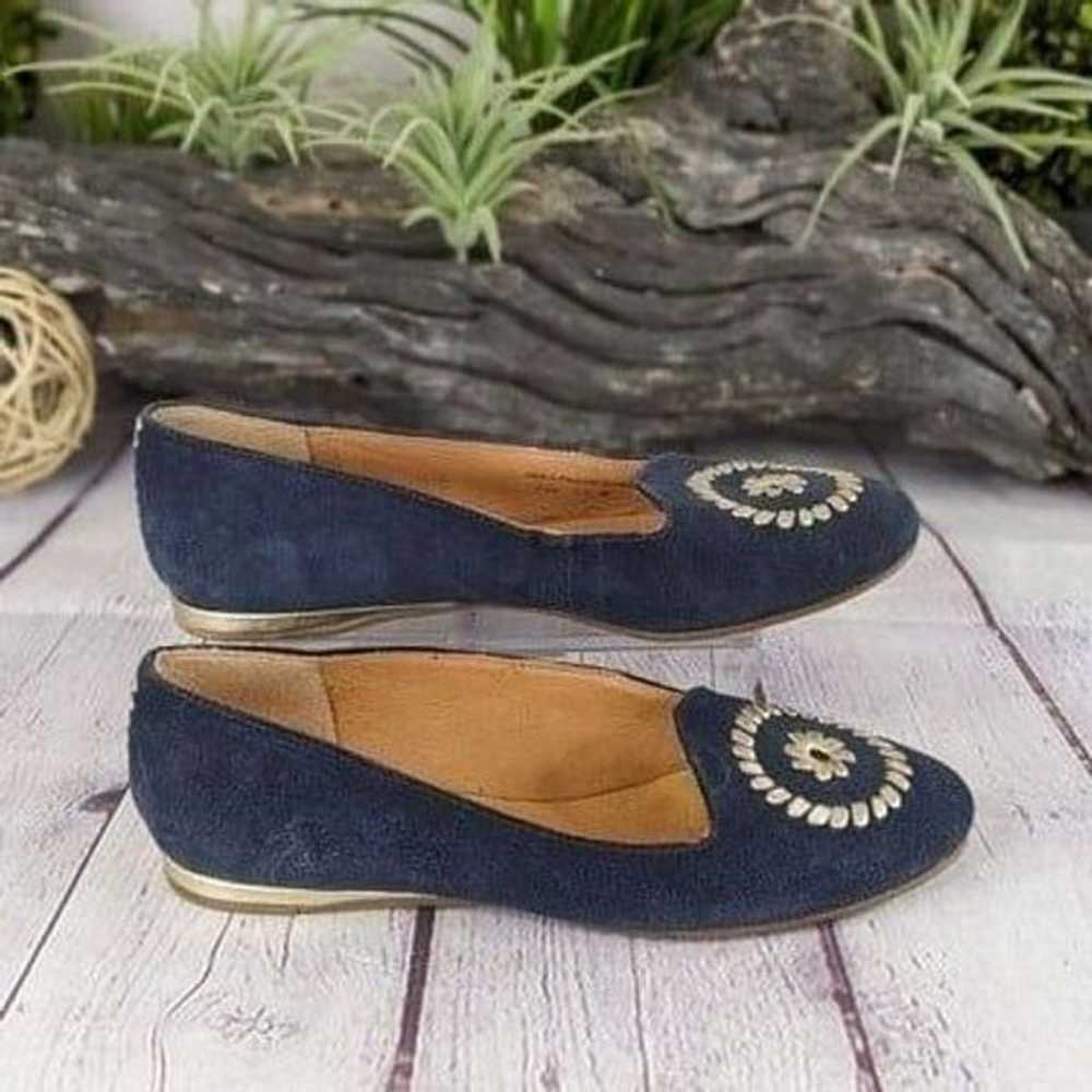 Jack Rogers Rebecca Ballet Flat - Navy Blue Suede - image 3