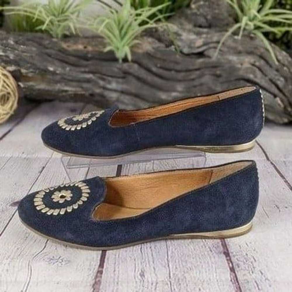 Jack Rogers Rebecca Ballet Flat - Navy Blue Suede - image 4