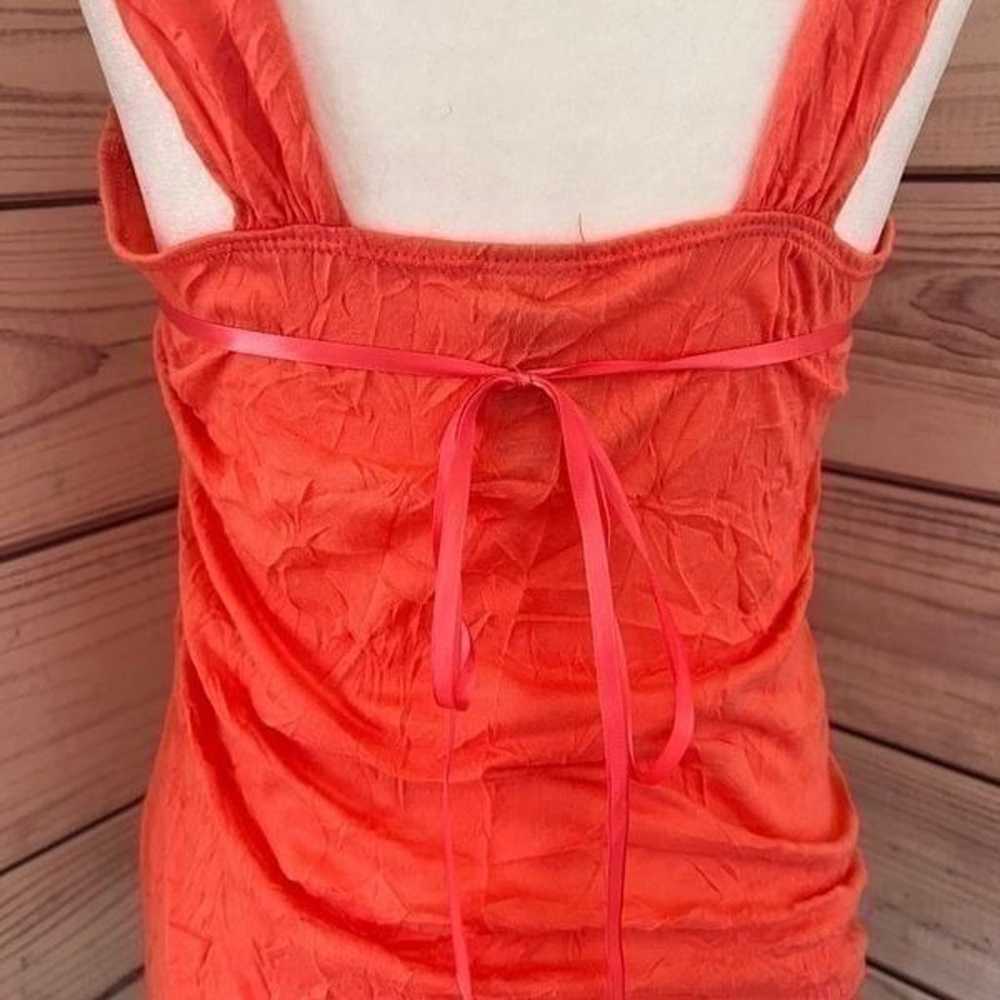 Vintage Y2K L8er Coral Lace V Neck Cami Tank Top - image 5