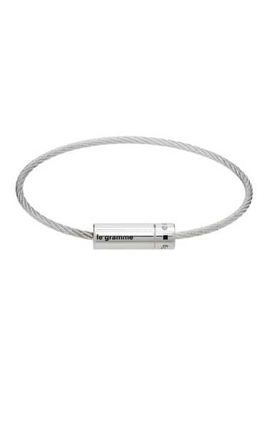 Le Gramme LE GRAMME Silver Cable ‘Le 7g’ Bracelet