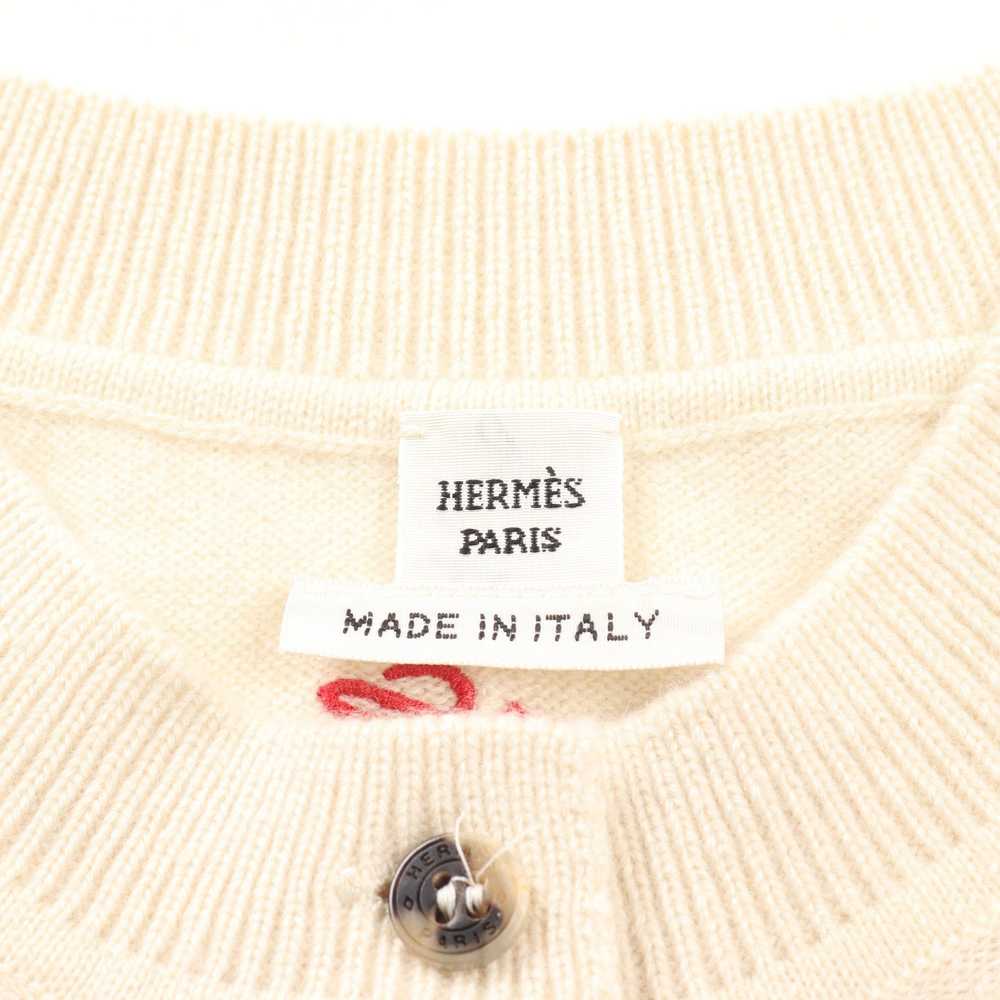 Hermes Hermes Poste Et Cavalerie Cardigan Crew Ne… - image 3