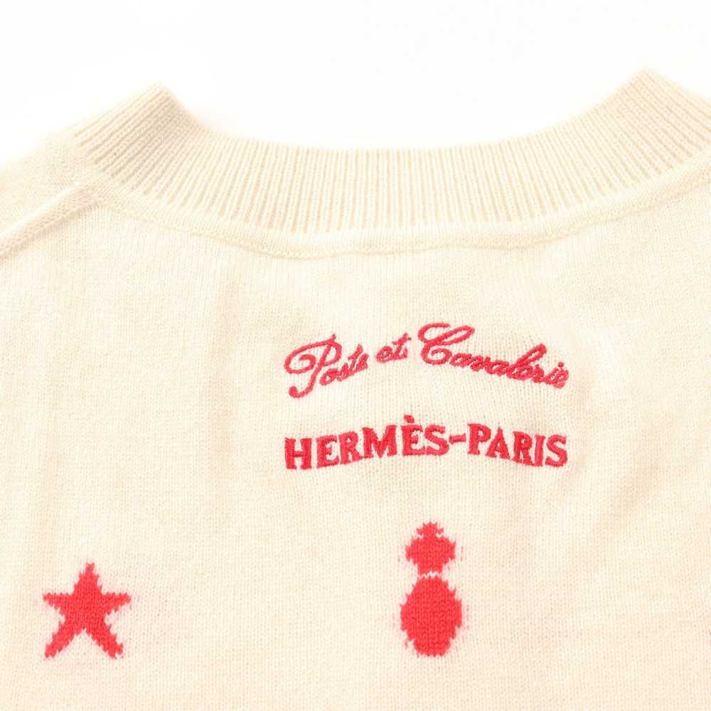 Hermes Hermes Poste Et Cavalerie Cardigan Crew Ne… - image 5