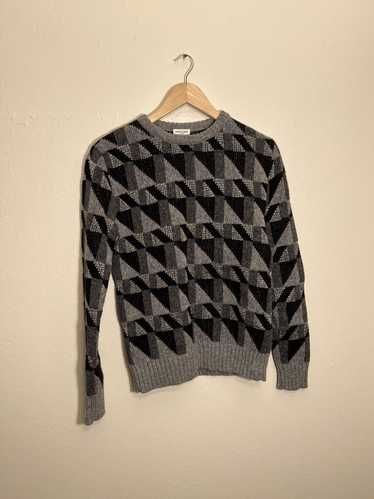 Saint Laurent Paris Geometric Sweater