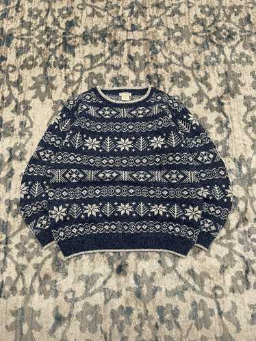 Coloured Cable Knit Sweater × L.L. Bean × Vintage 