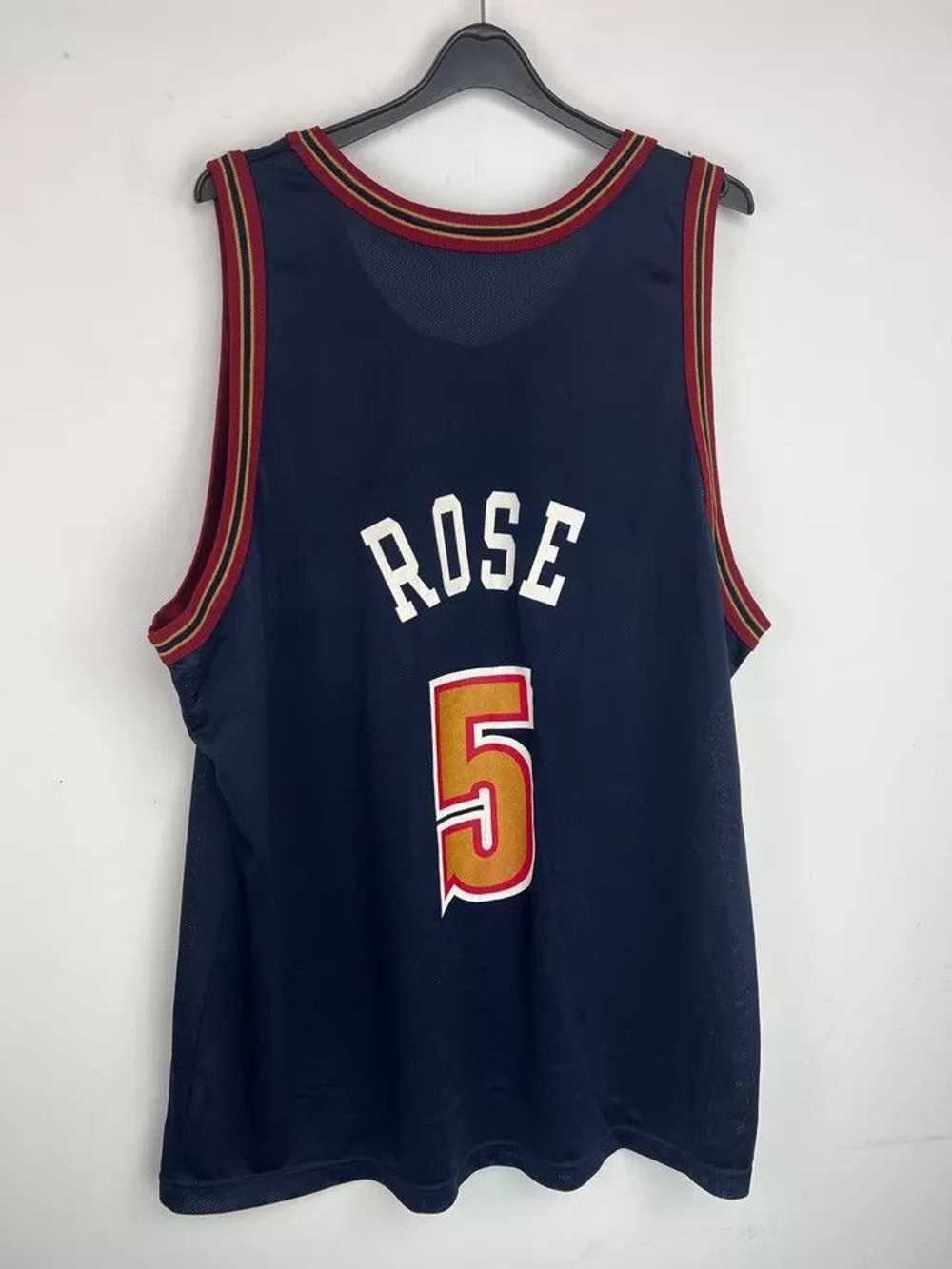 NBA Vintage Champion 90s NBA Jalen Rose #5 Denver… - image 2