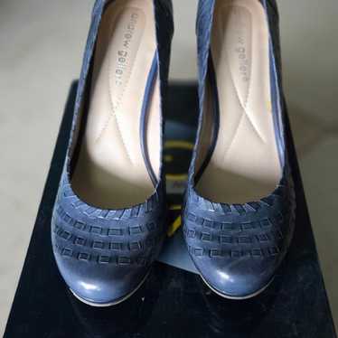 Andrew Geller Blue Heels size 8