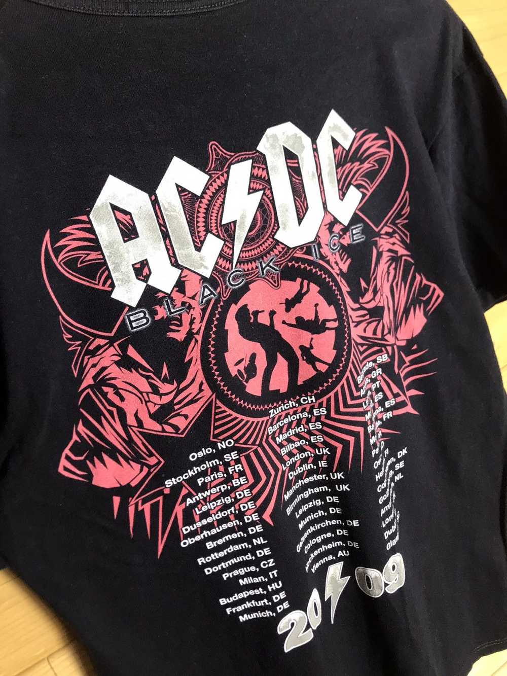 Ac/Dc × Rock T Shirt × Vintage AC/DC 2009 tour t-… - image 9